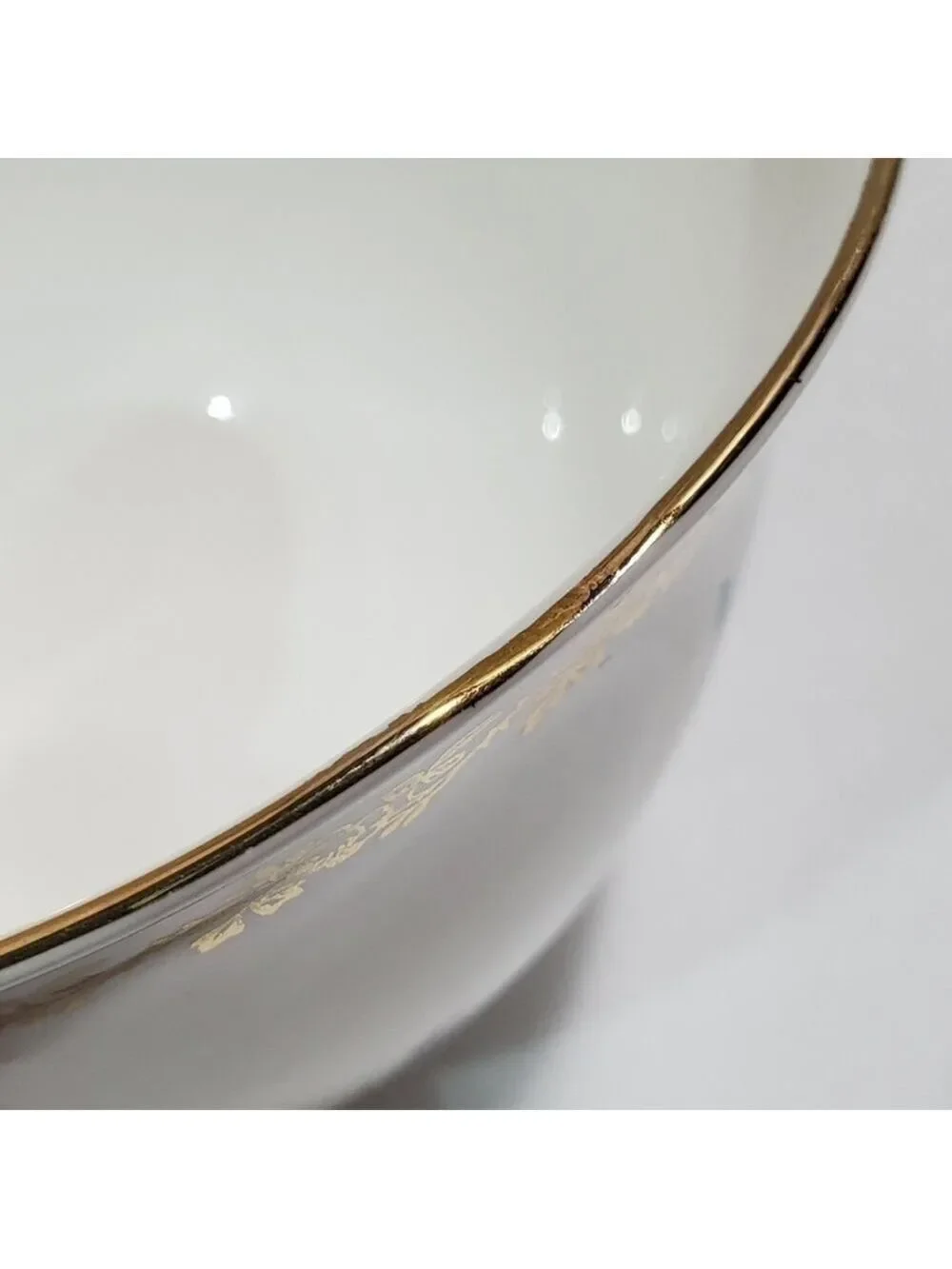VTG Royal Grafton England fine China finger bowl 22k gold rim